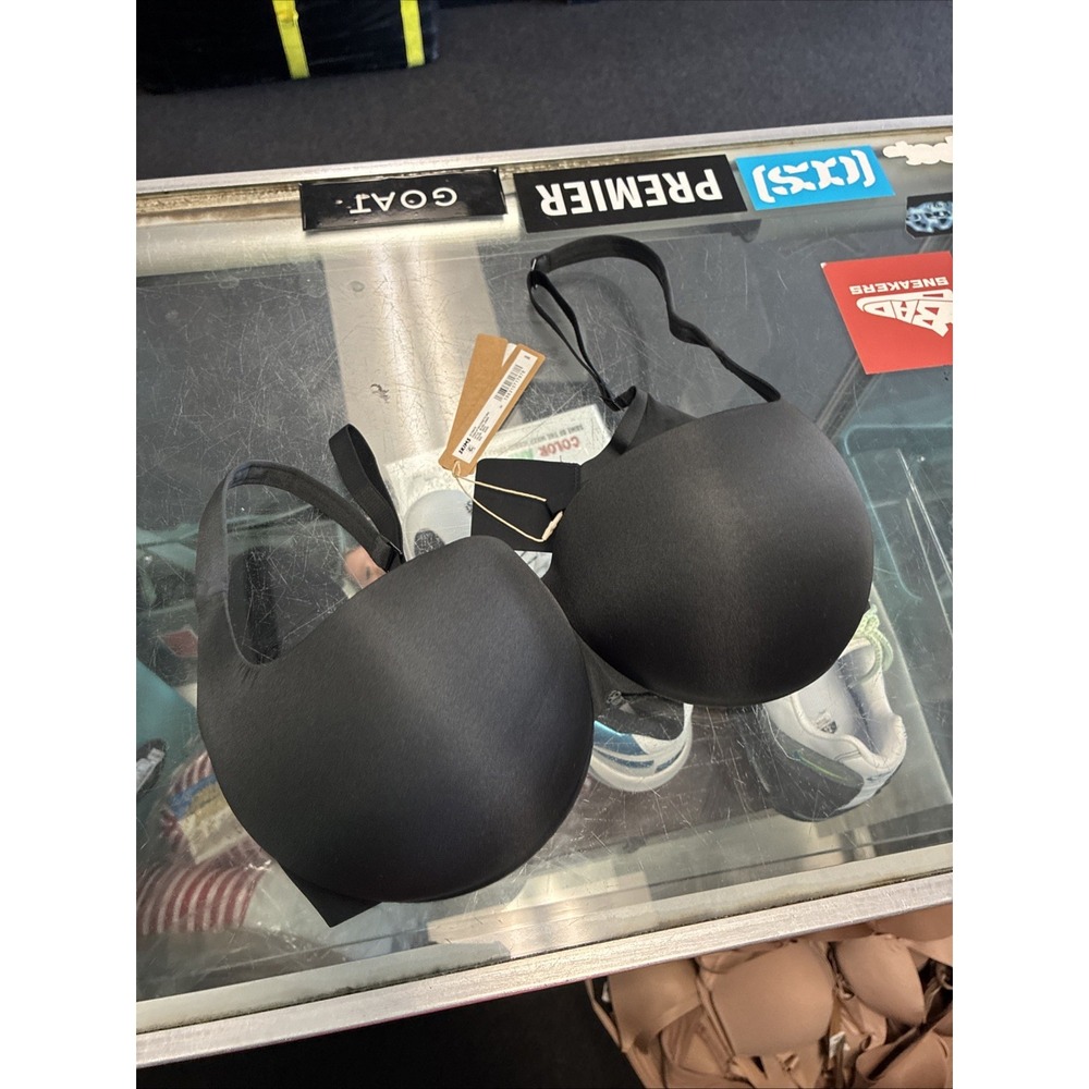 Skims Ultimate Push-Up Strapless Bra in Onyx Size 34DDD New NWT Women's